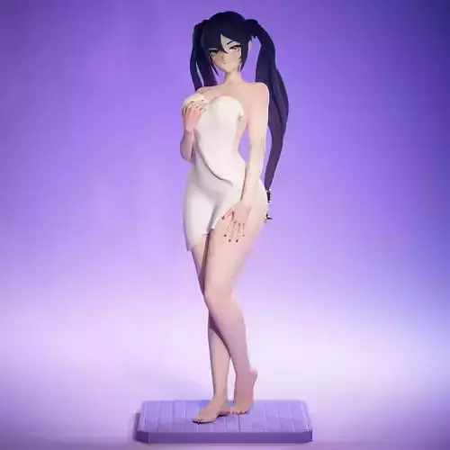 MONA BATHROOM SCENE - GENSHIN IMPACT