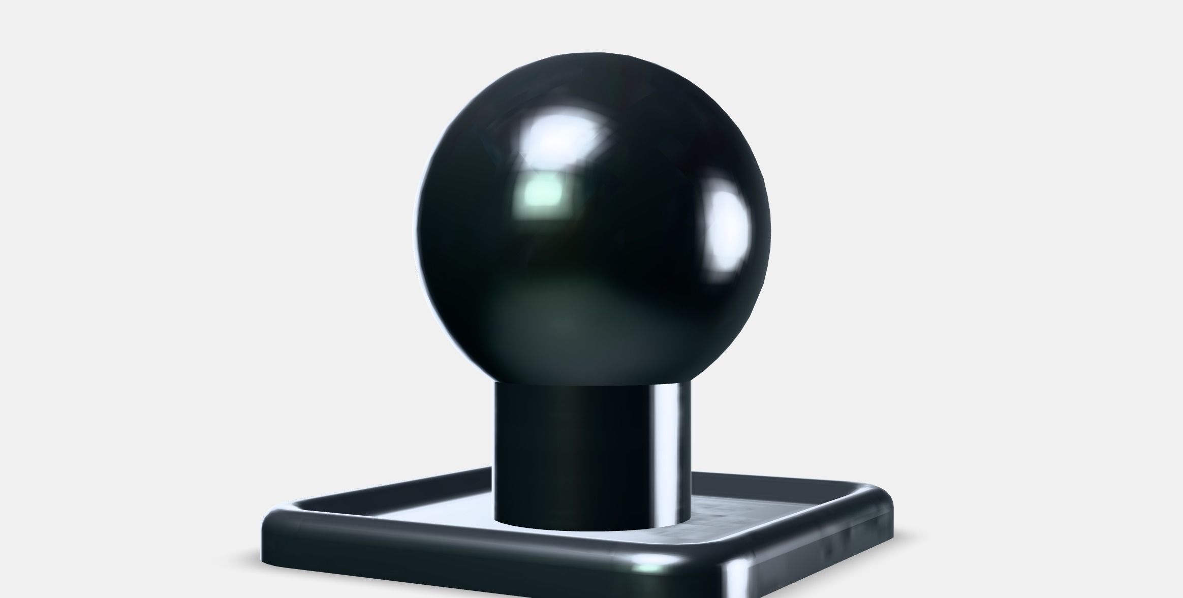 SORBYN Knob Low-poly 3D model_13