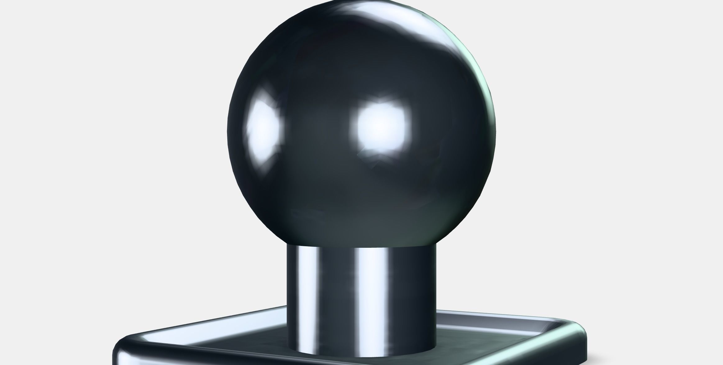 SORBYN Knob Low-poly 3D model_6