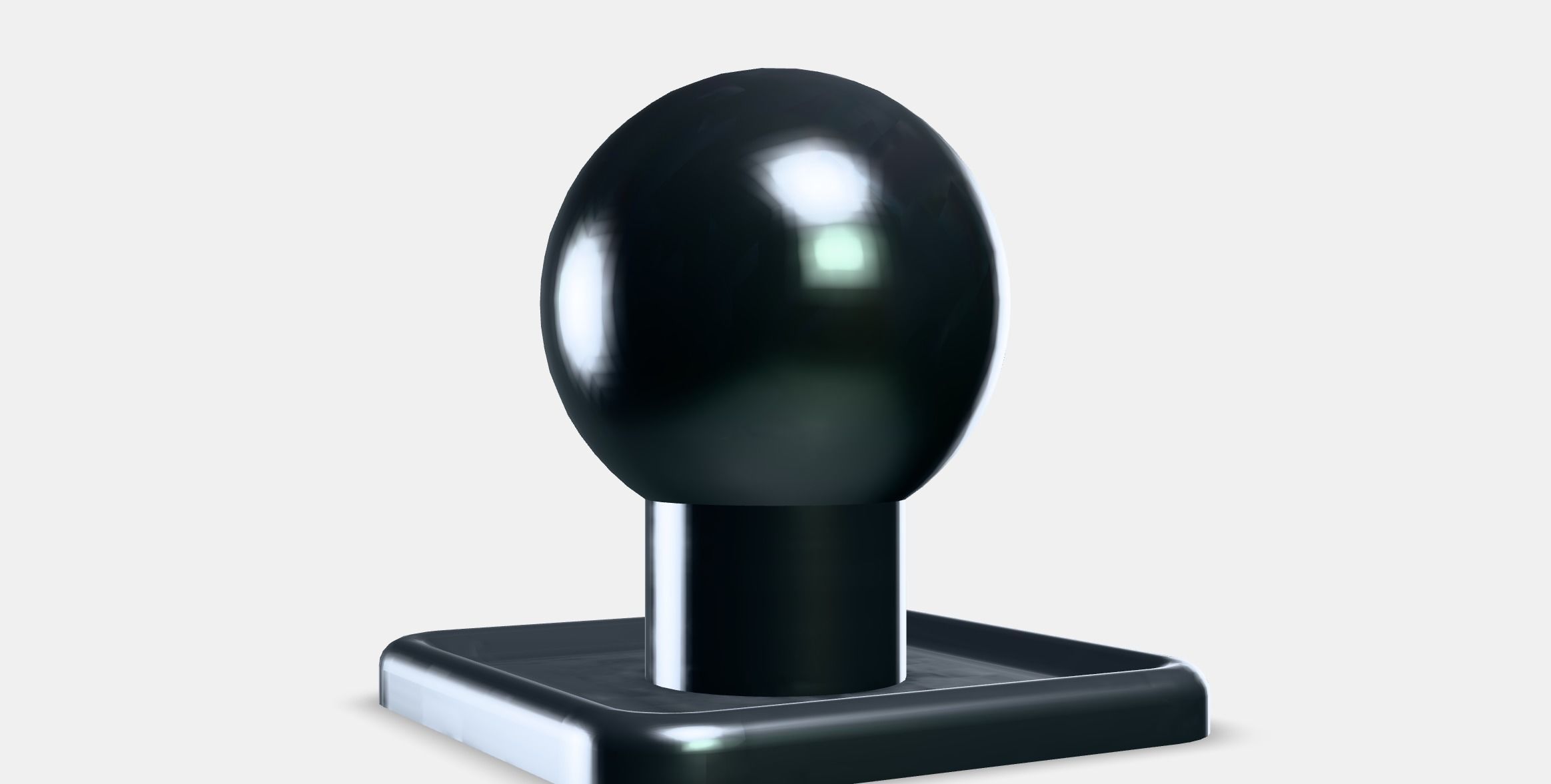 SORBYN Knob Low-poly 3D model_8