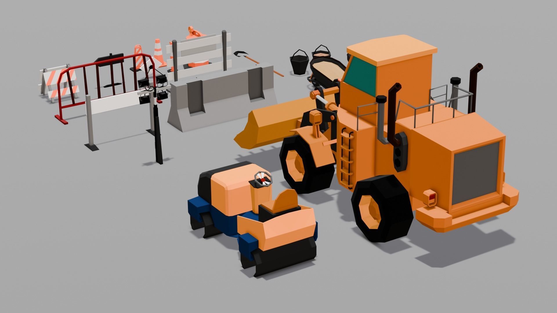 Construction Asset Pack 3D Model Low-poly 3D model_13