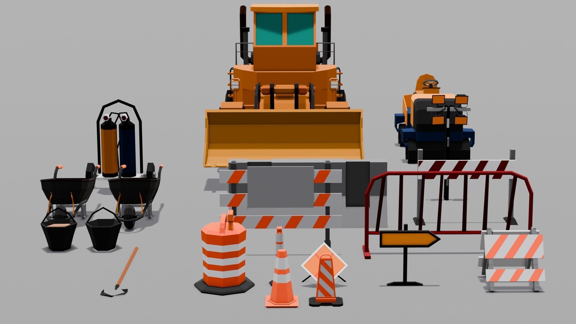 Construction Asset Pack 3D Model Low-poly 3D model_12