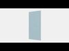 SVARTISDAL 4 panels for sliding door frame 2 Low-poly 3D model_1