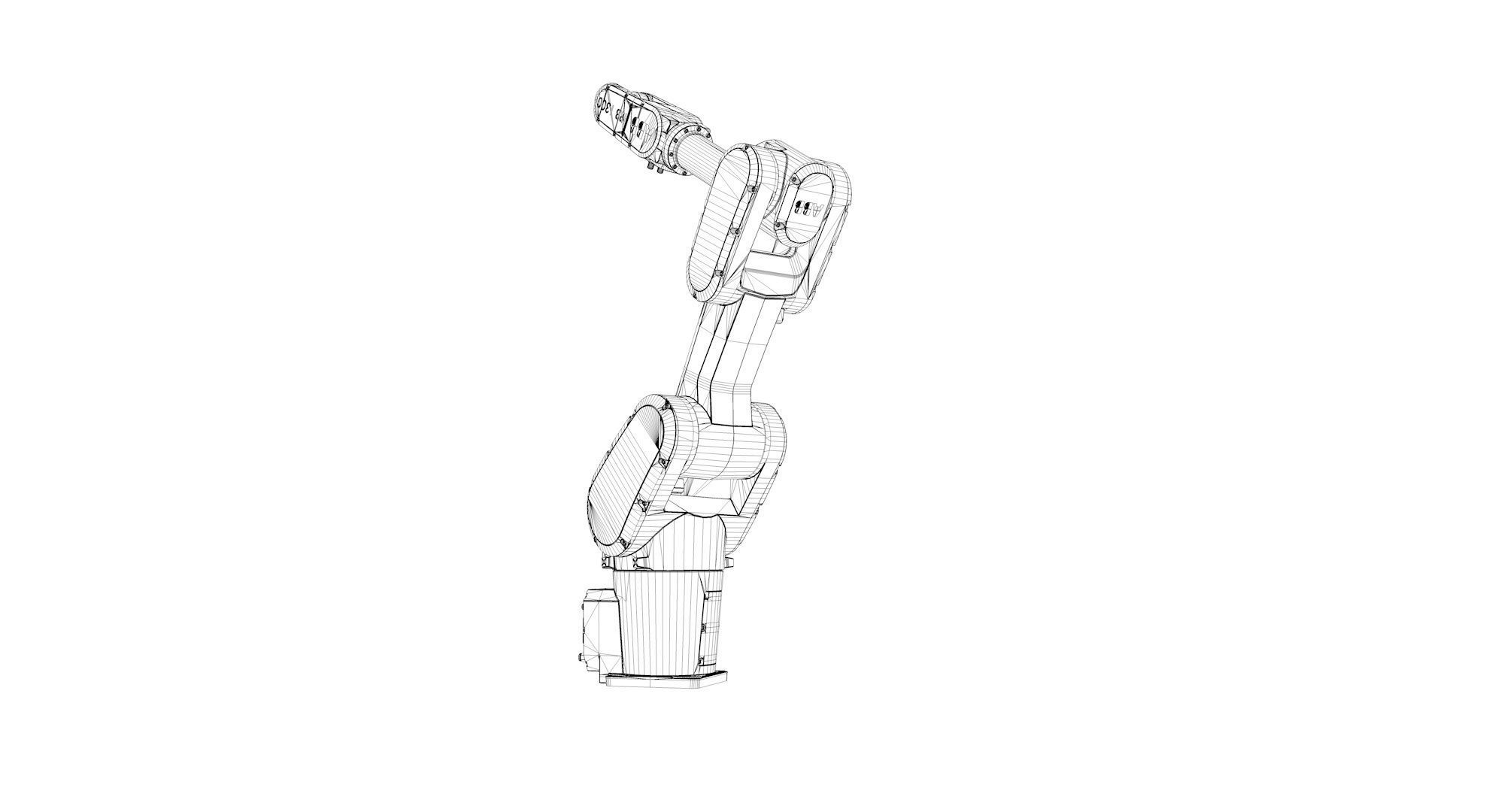 Robotic Arm Abb irb 1300  3D model_48