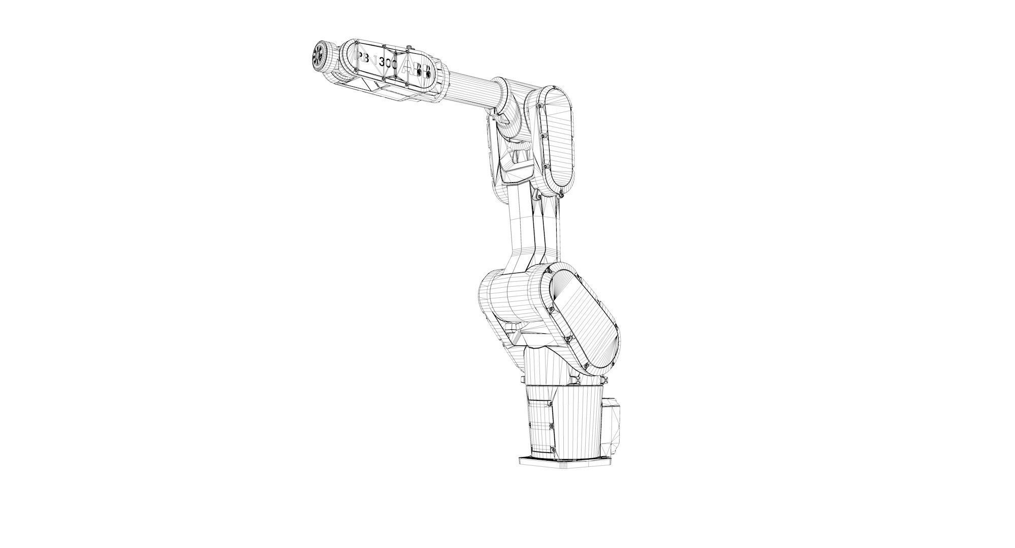 Robotic Arm Abb irb 1300  3D model_47