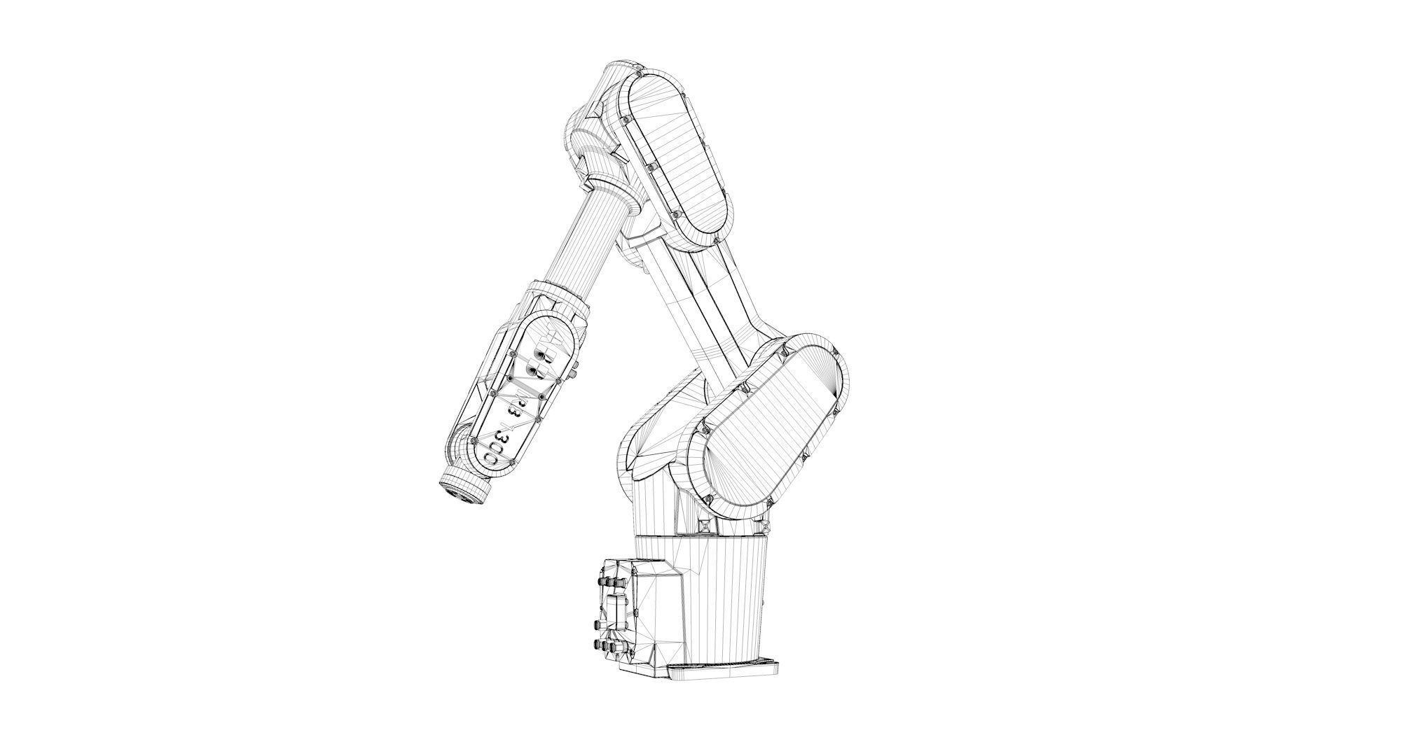 Robotic Arm Abb irb 1300  3D model_49