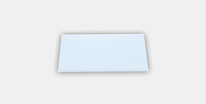 TJORHOM 4 panels for sliding door frame 2 Low-poly 3D model