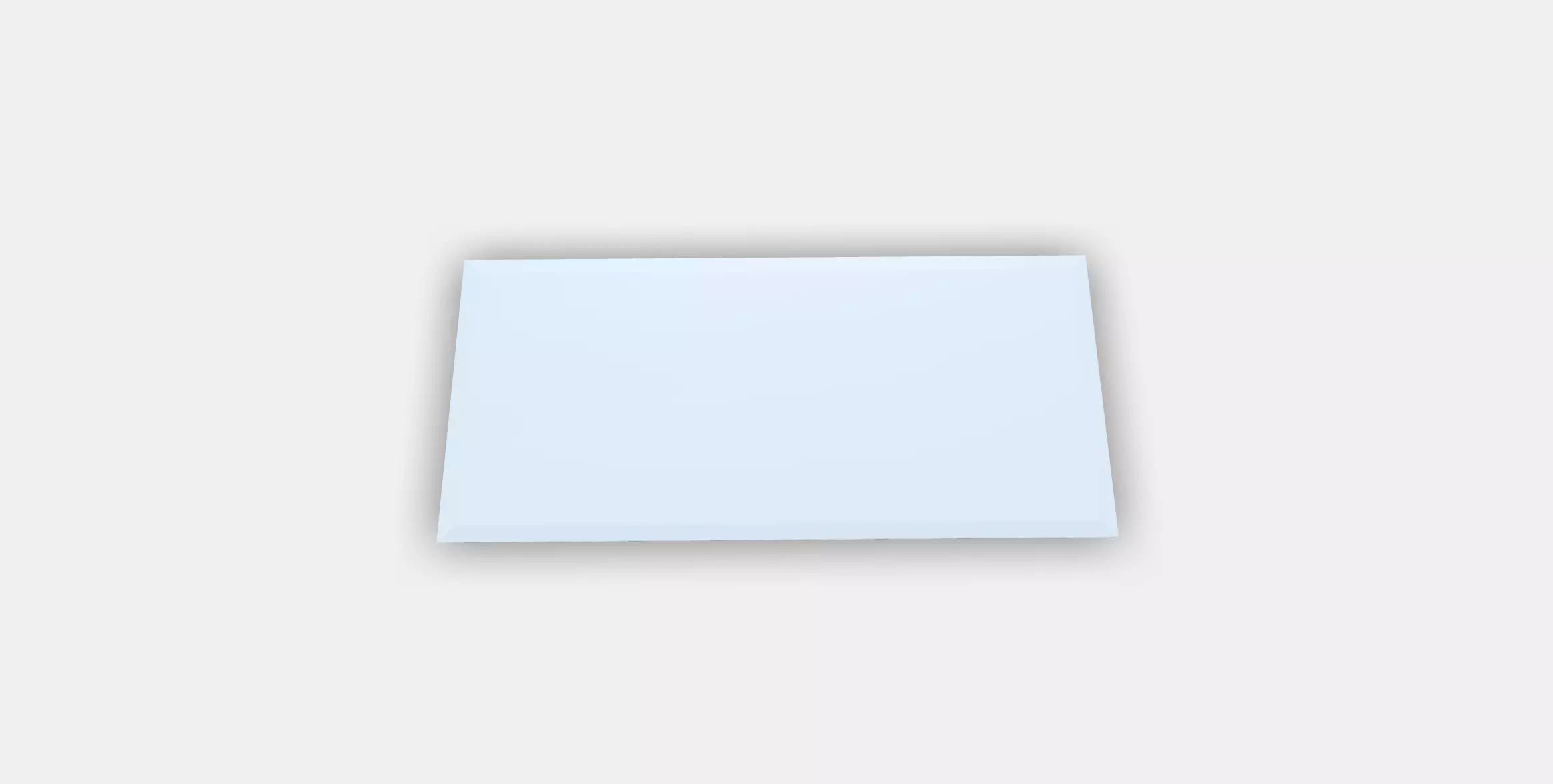 TJORHOM 4 panels for sliding door frame 2 Low-poly 3D model