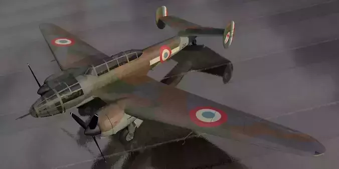 Bloch MB-174 3D model