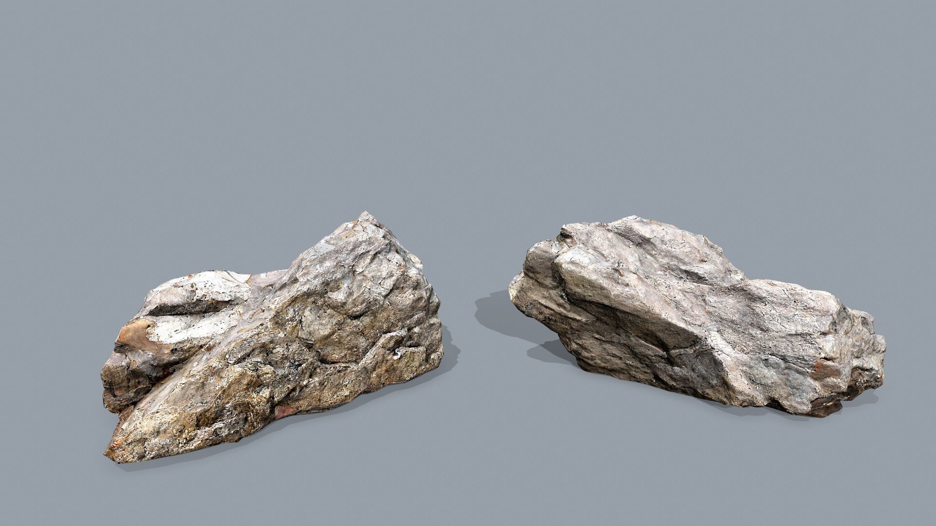 desert rocks Low-poly 3D model_10