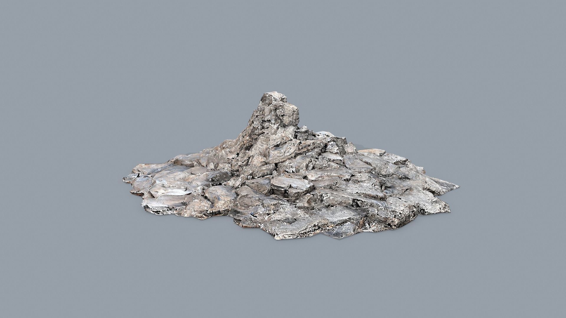 desert rocks Low-poly 3D model_12