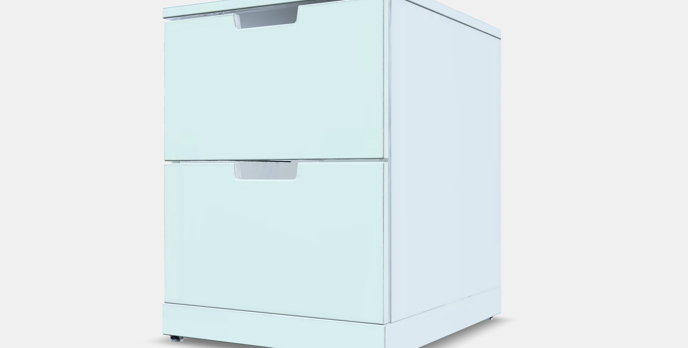 NORDLI Chest of 2 drawers 1 Low-poly 3D model_13
