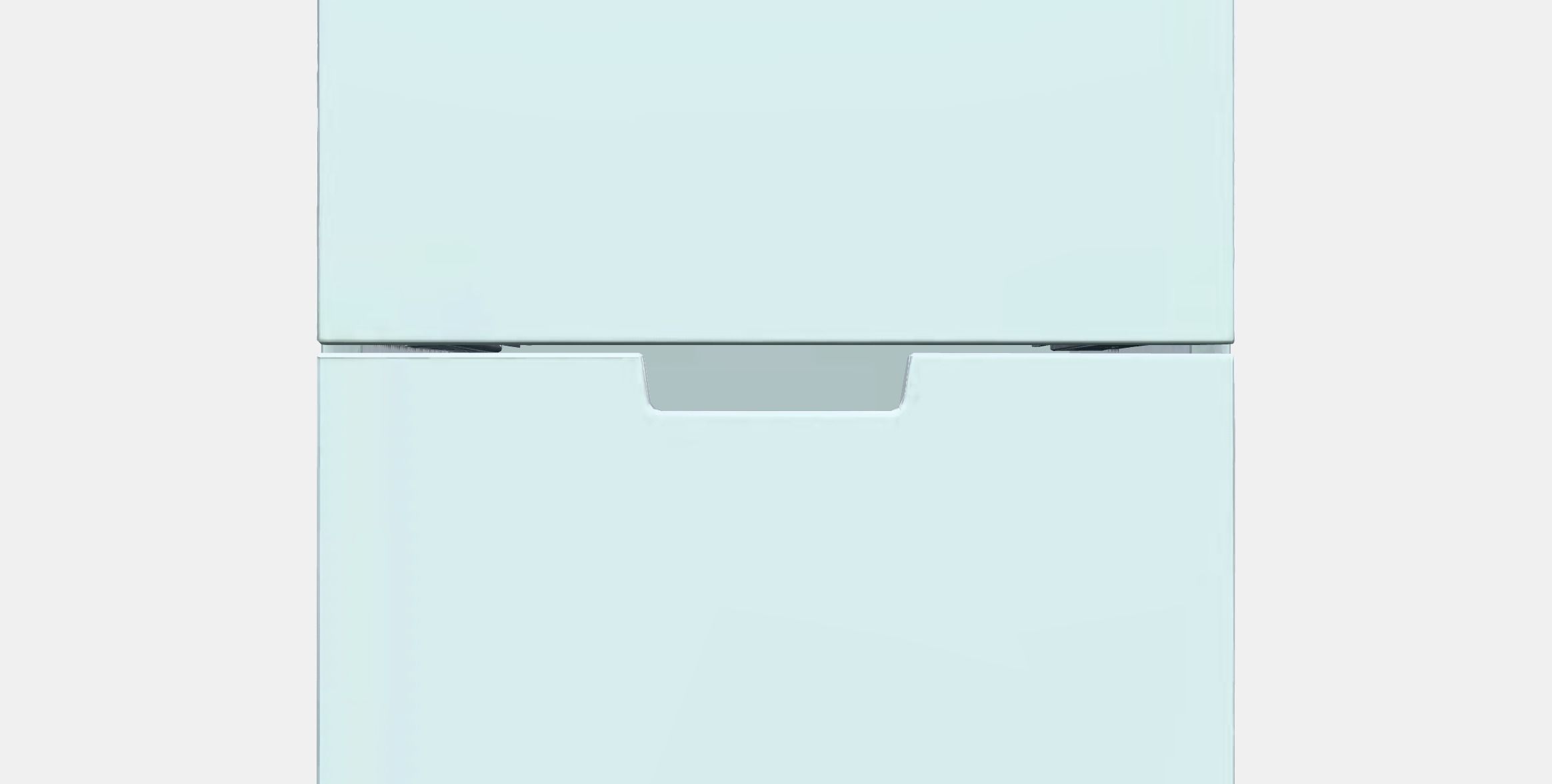 NORDLI Chest of 2 drawers 1 Low-poly 3D model_11