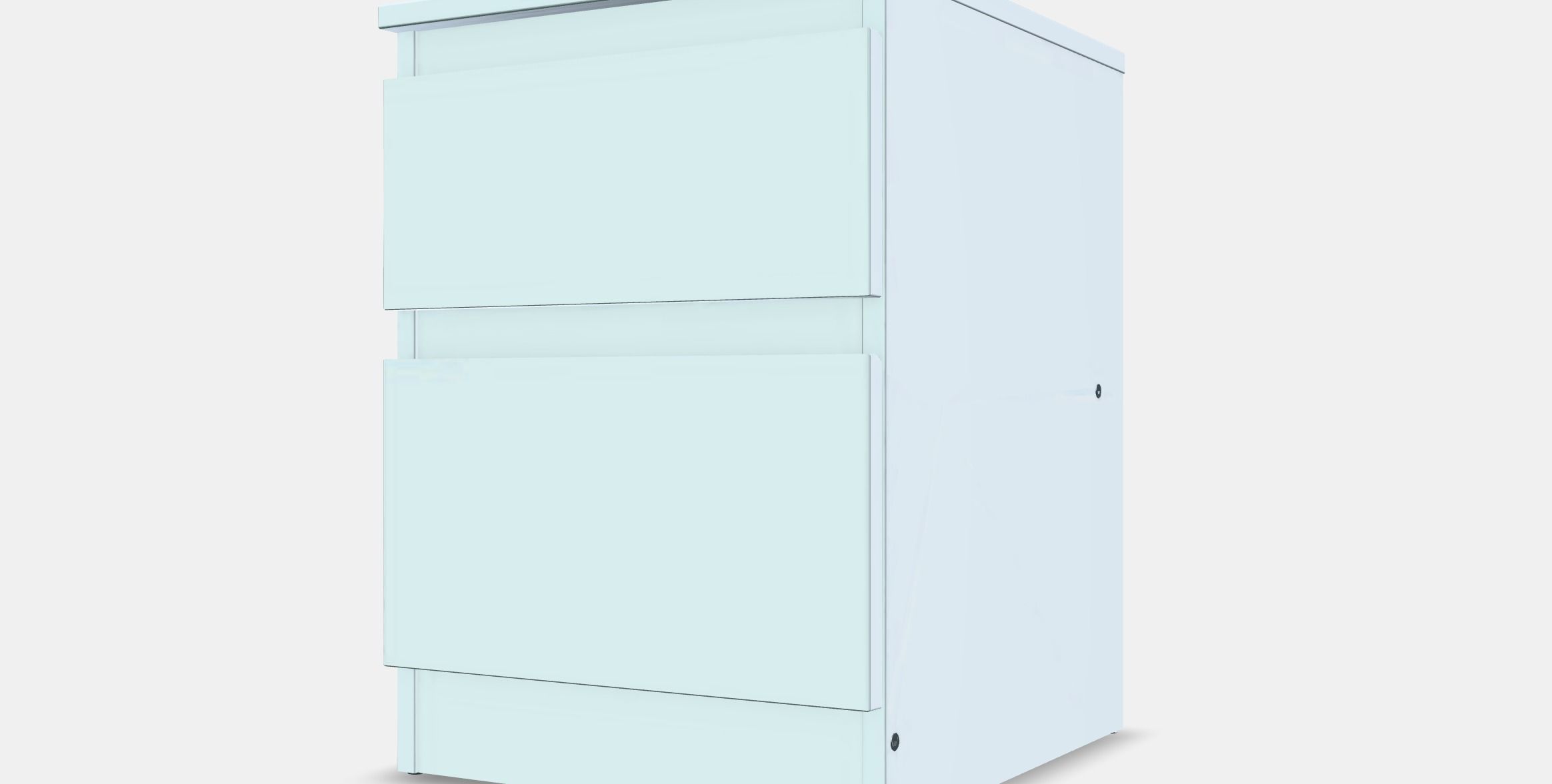 KULLEN Chest of 2 drawers Low-poly 3D model_13