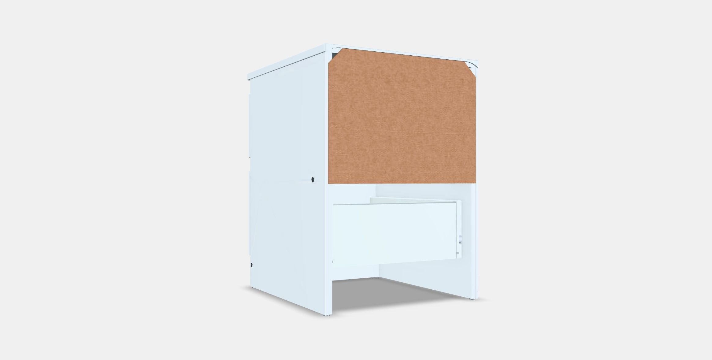 KULLEN Chest of 2 drawers Low-poly 3D model_16
