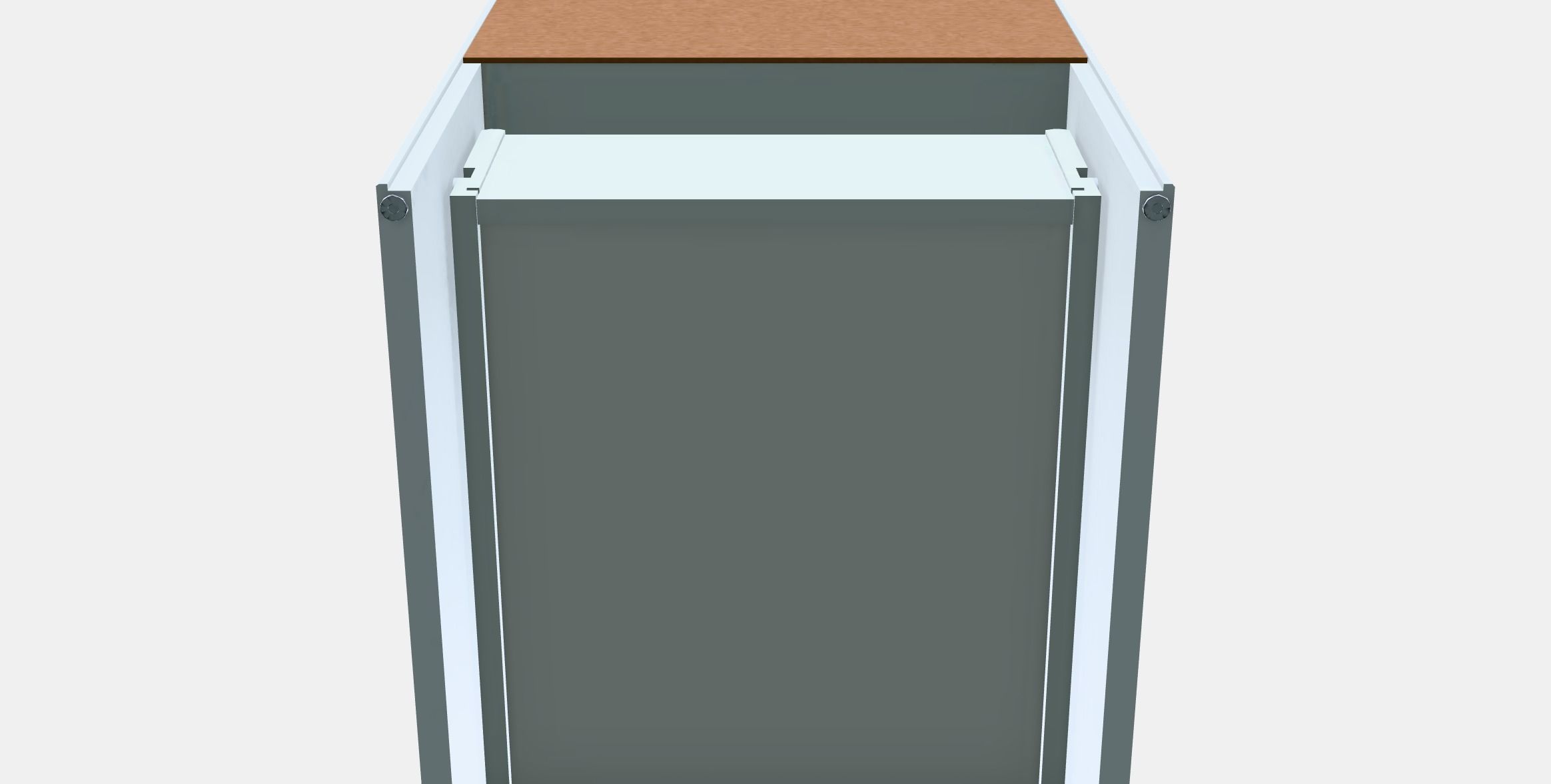 KULLEN Chest of 2 drawers Low-poly 3D model_9