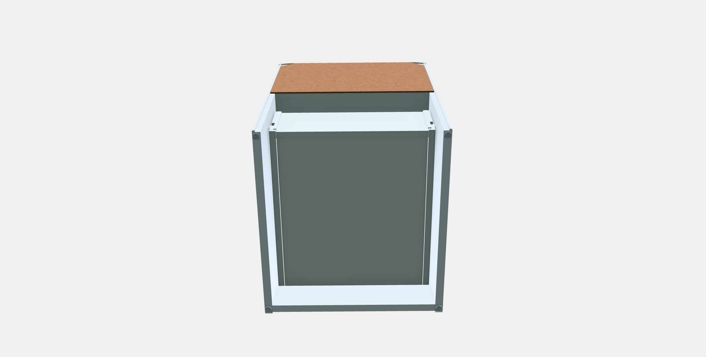 KULLEN Chest of 2 drawers Low-poly 3D model_5