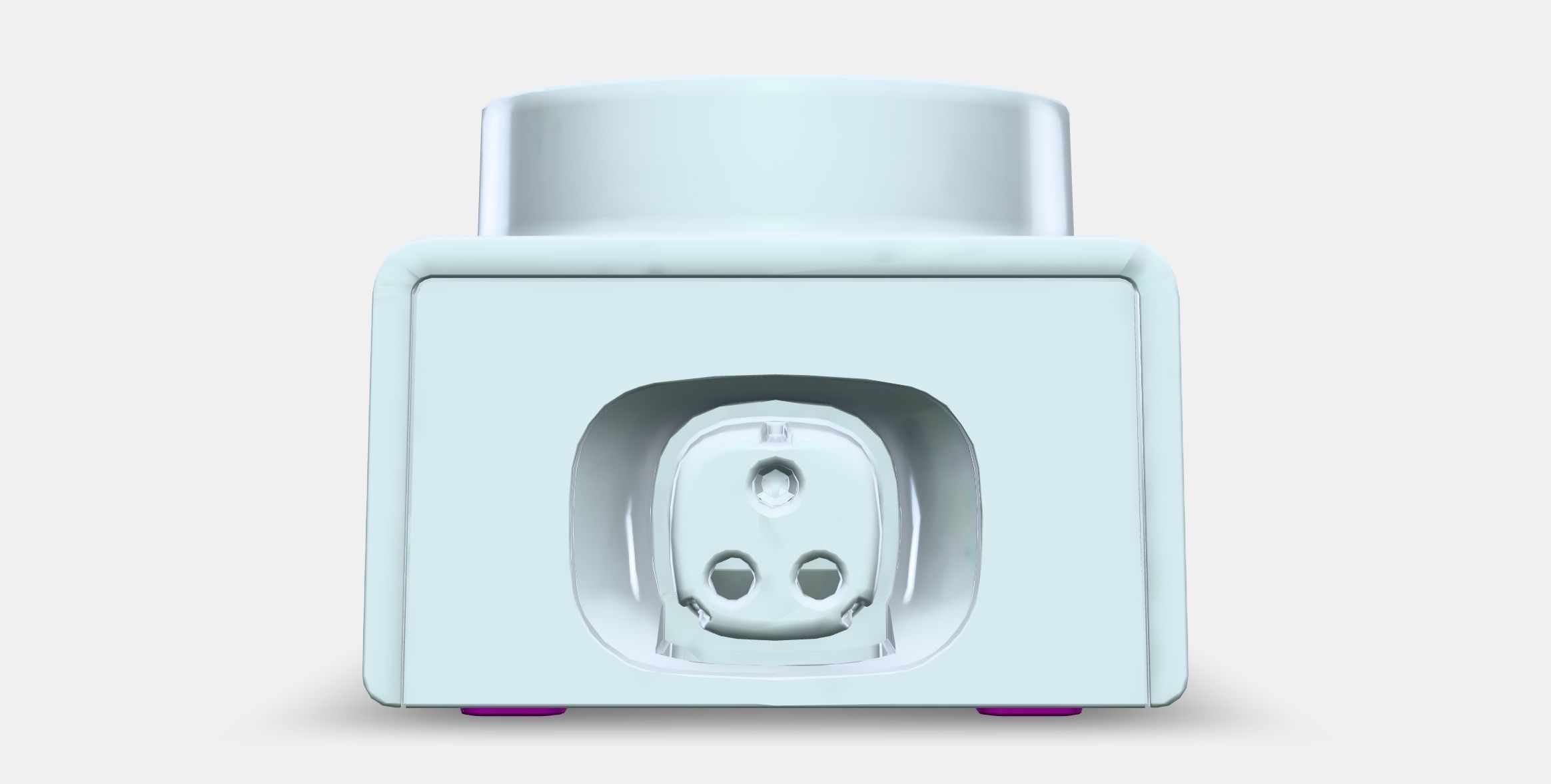 ASKVADER 2-way socket Low-poly 3D model_11