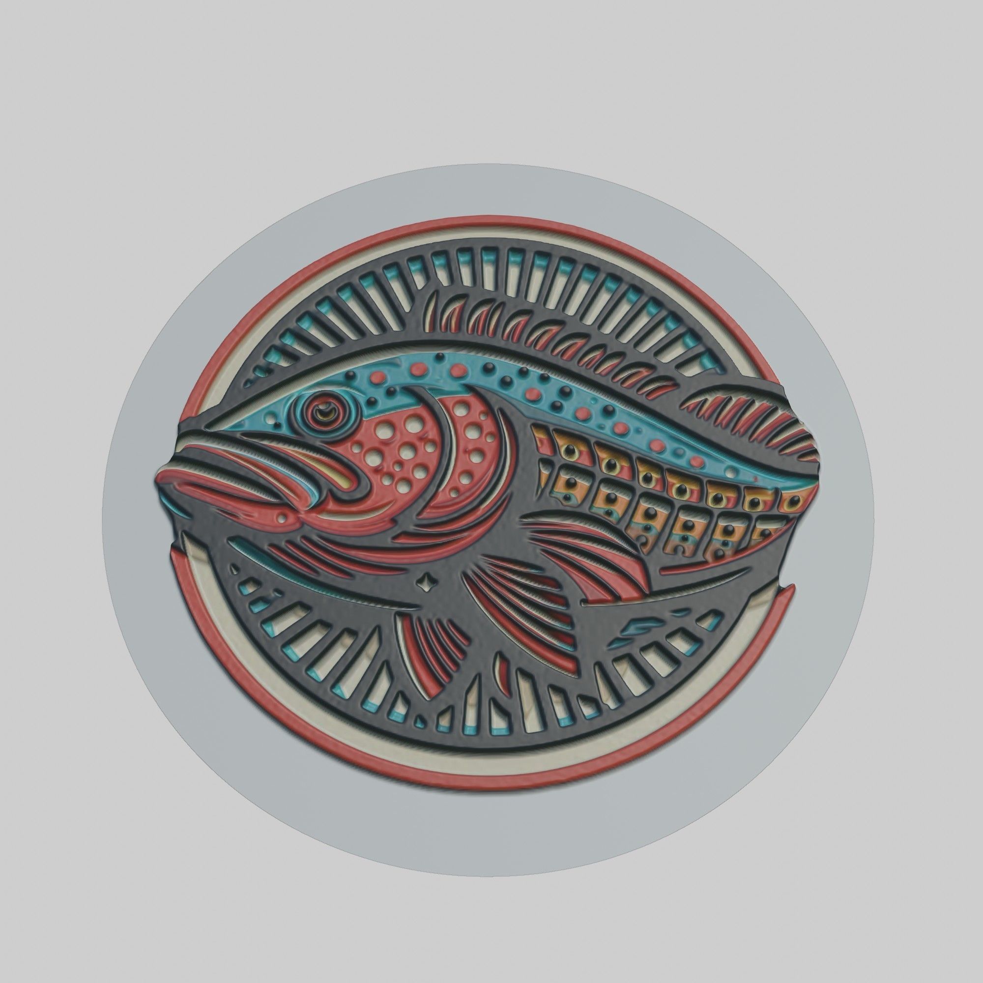 Grouper Animal 3D print model_1