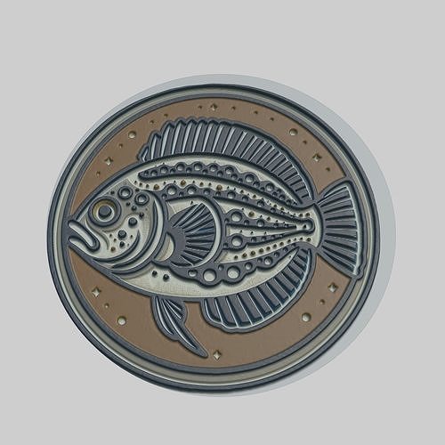 Turbot Animal 3D print model