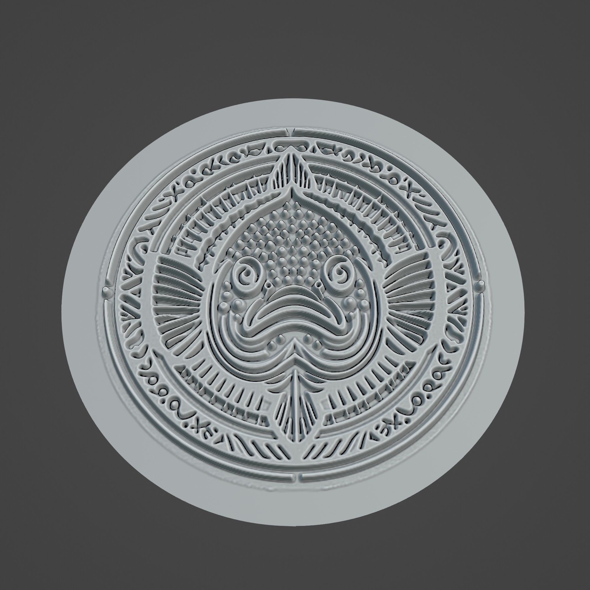 Turbot Animal 3D print model_3