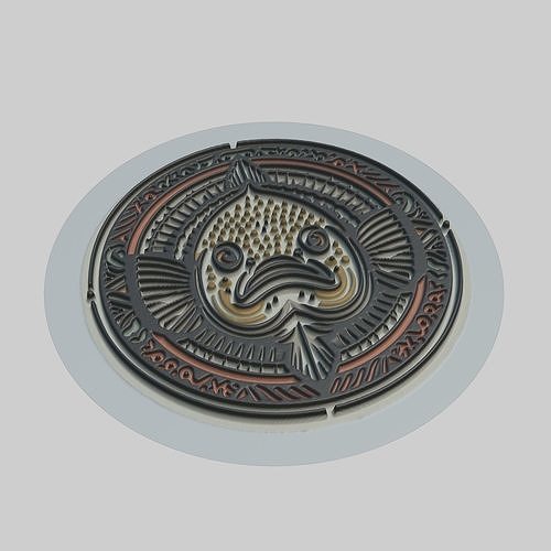 Turbot Animal 3D print model