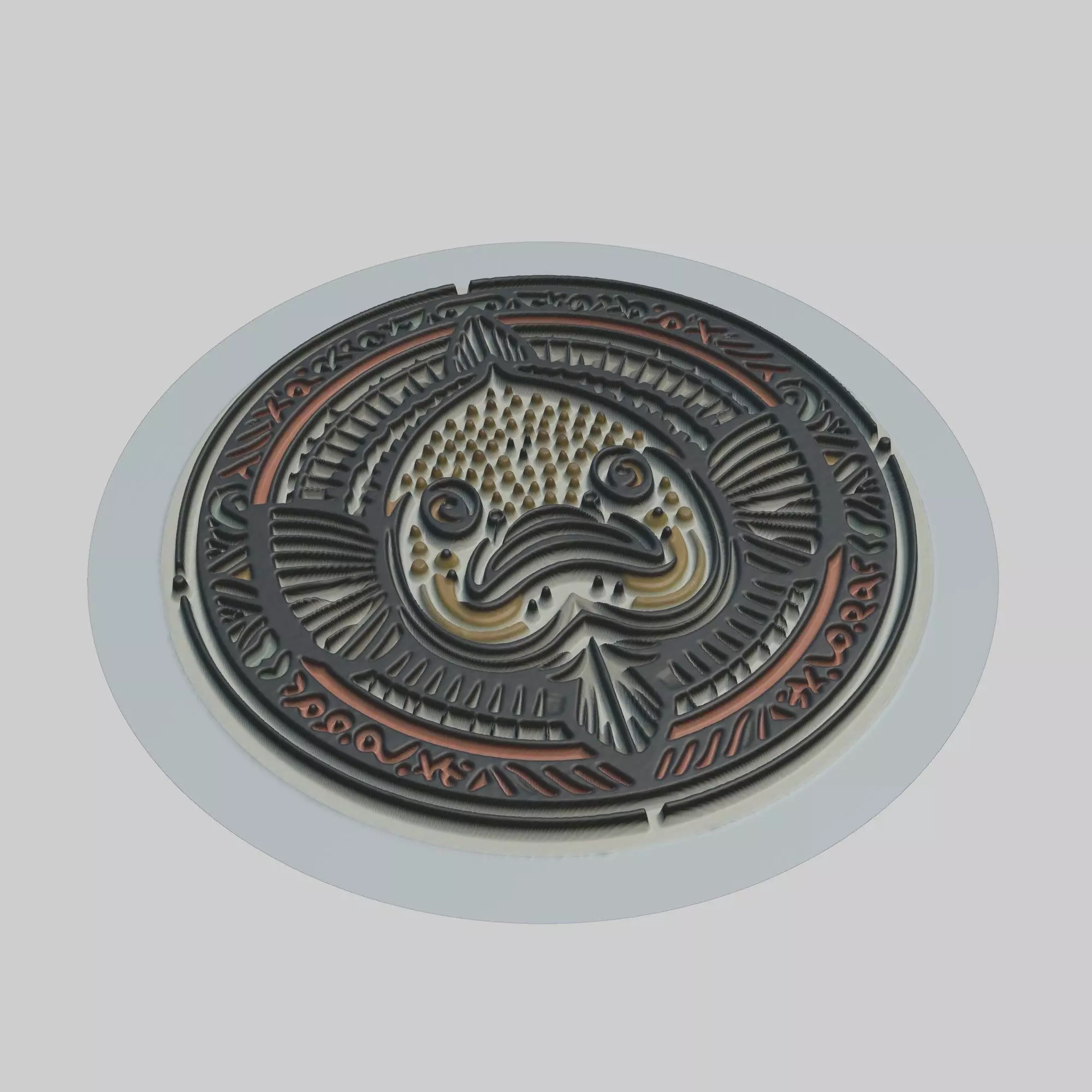 Turbot Animal 3D print model_0