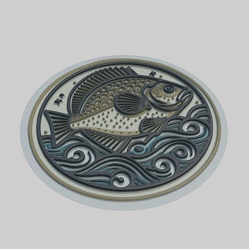 Turbot Animal 3D print model