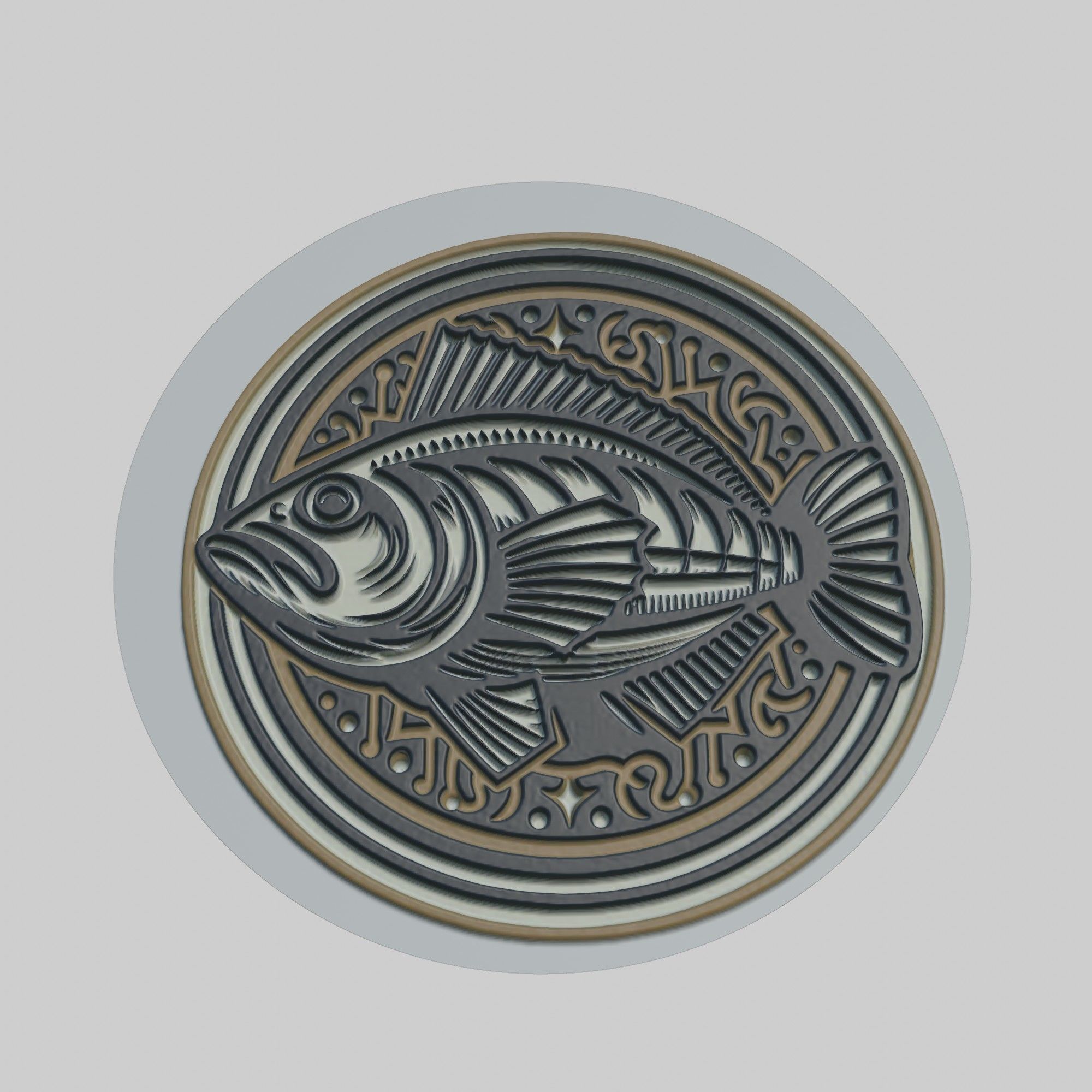 Cod Animal 3D print model_1