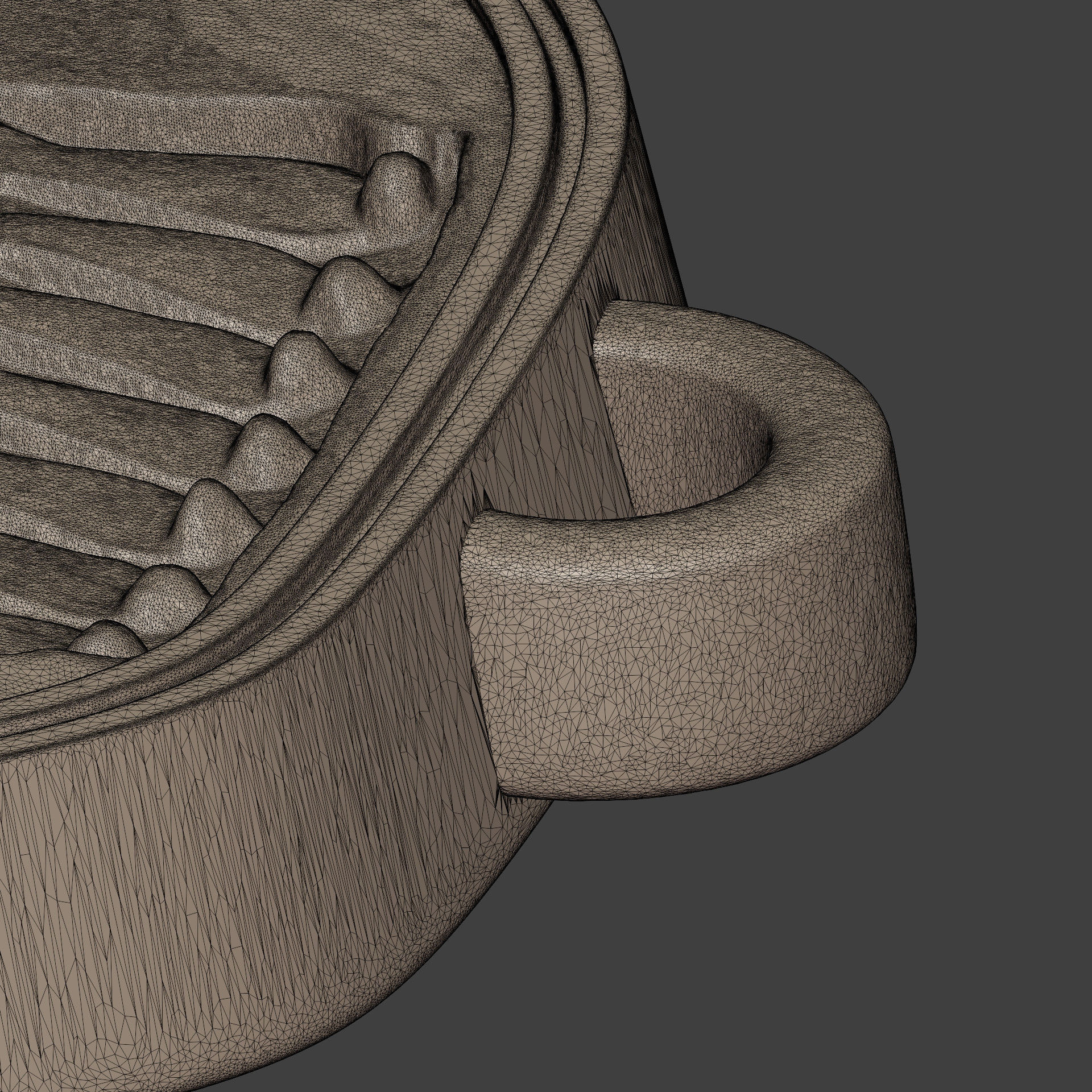 Egyptian Queen Pendant -- Nefertiti - Cleopatra  3D print model_11