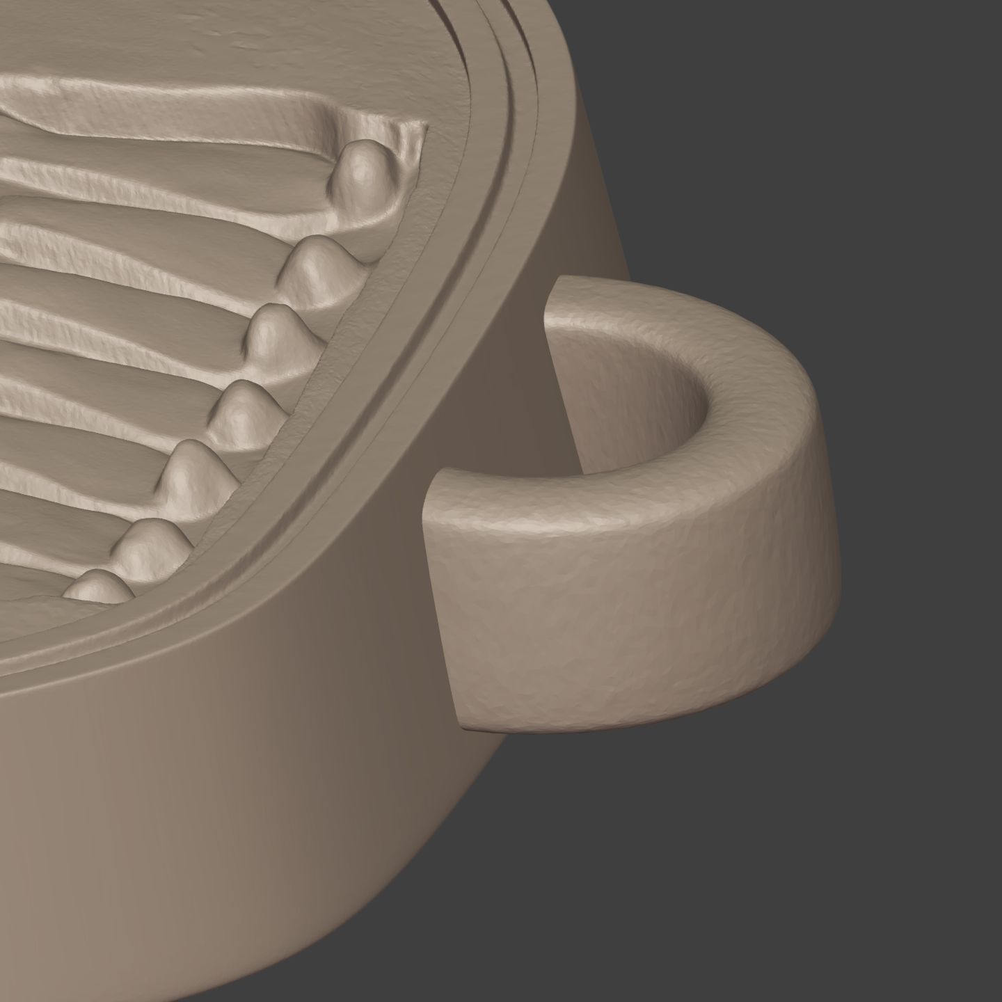 Egyptian Queen Pendant -- Nefertiti - Cleopatra  3D print model_10