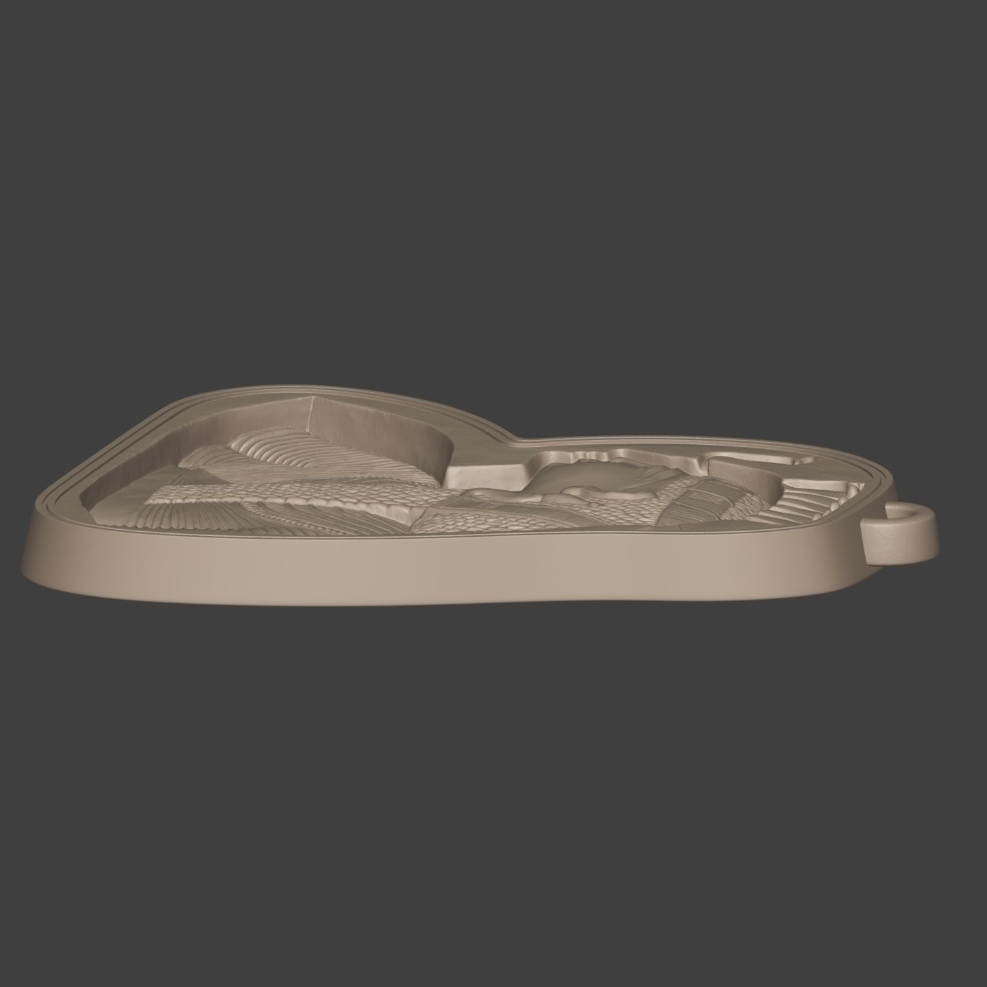 Egyptian Queen Pendant -- Nefertiti - Cleopatra  3D print model_4