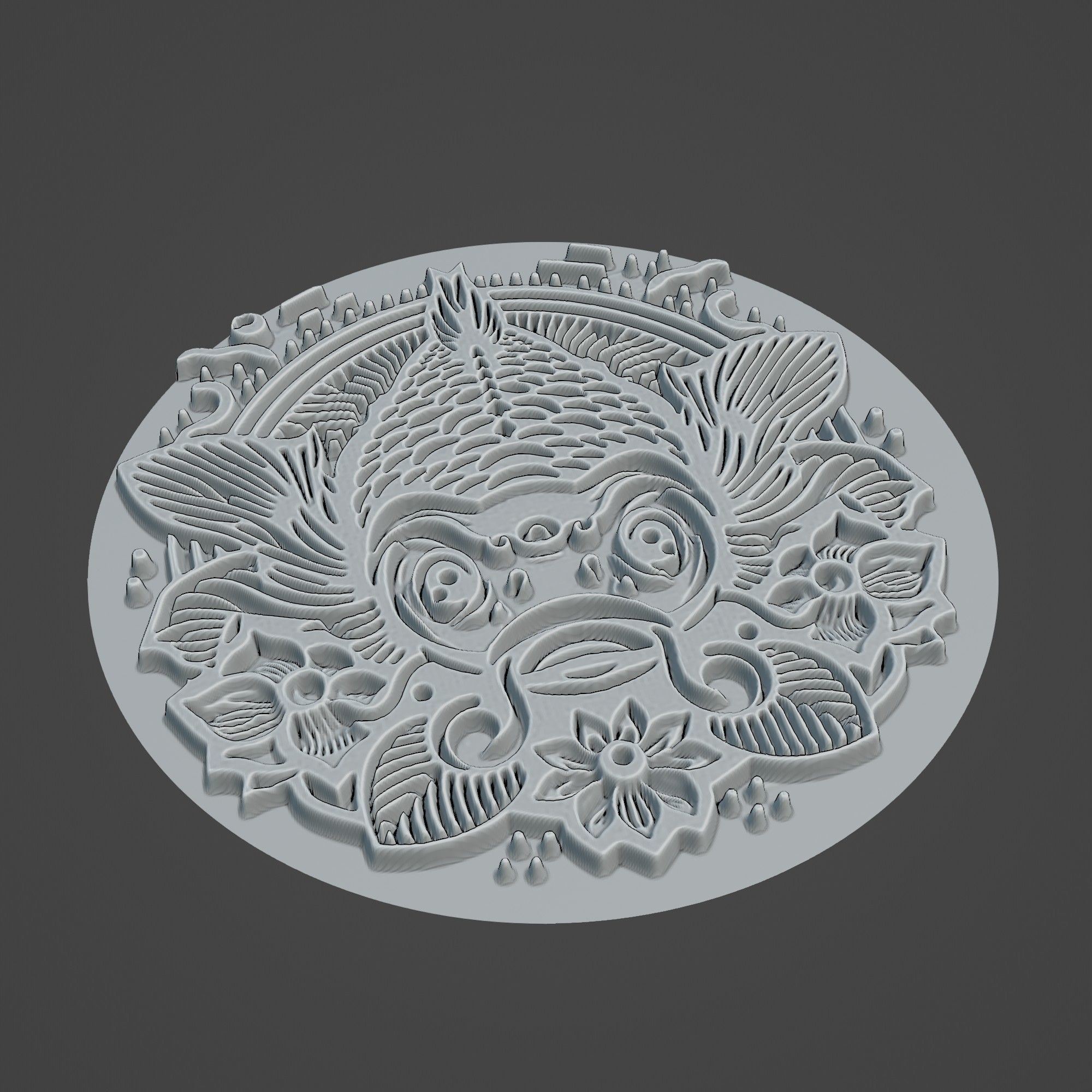 Carp Animal 3D print model_2