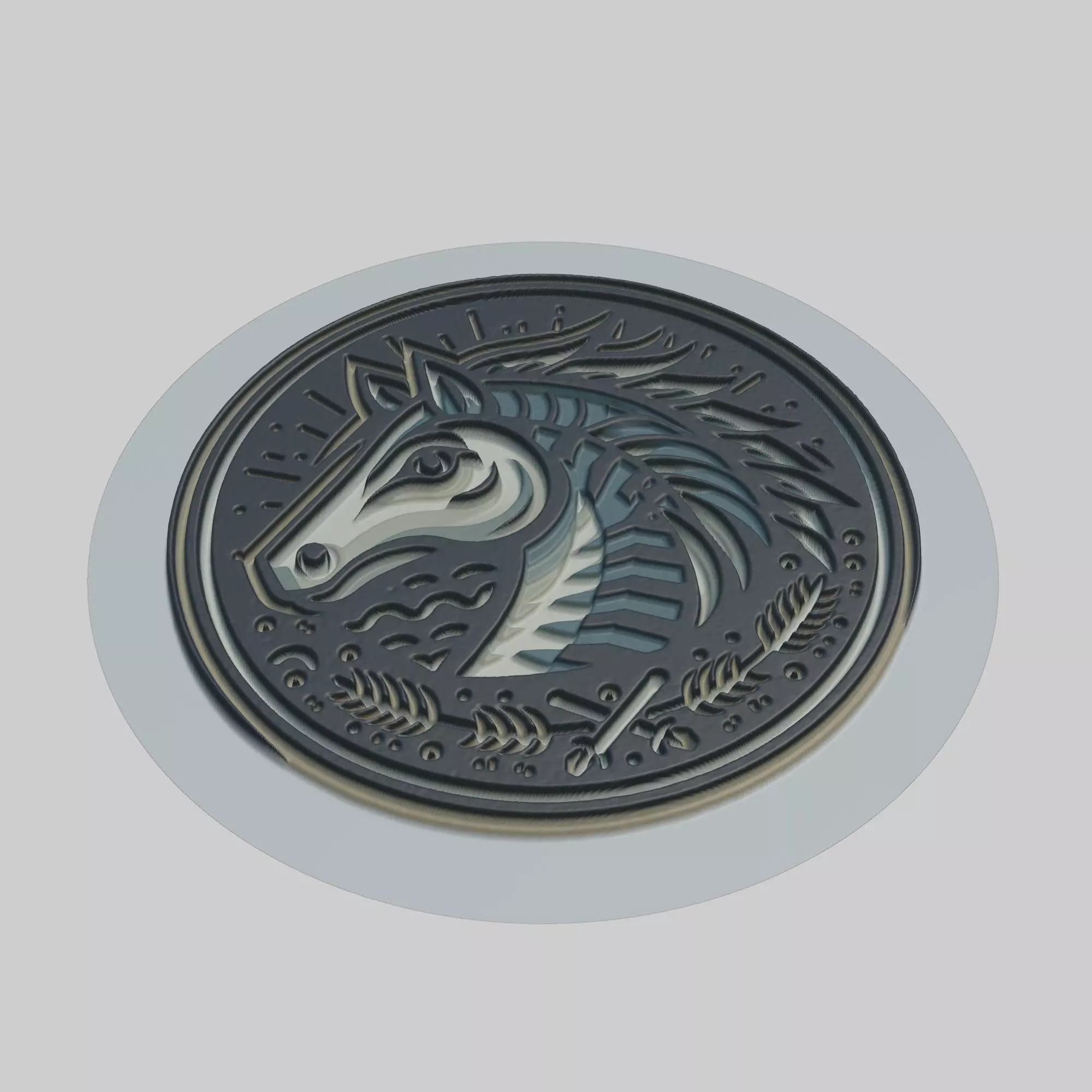 Horse Mackerel Animal 3D print model_0