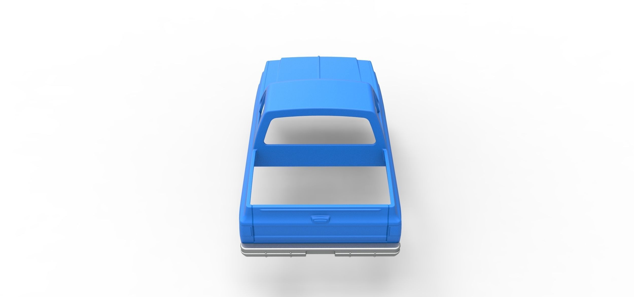 Shell for Fun Short Monster tank Scale 1 to 25 3D print model_12