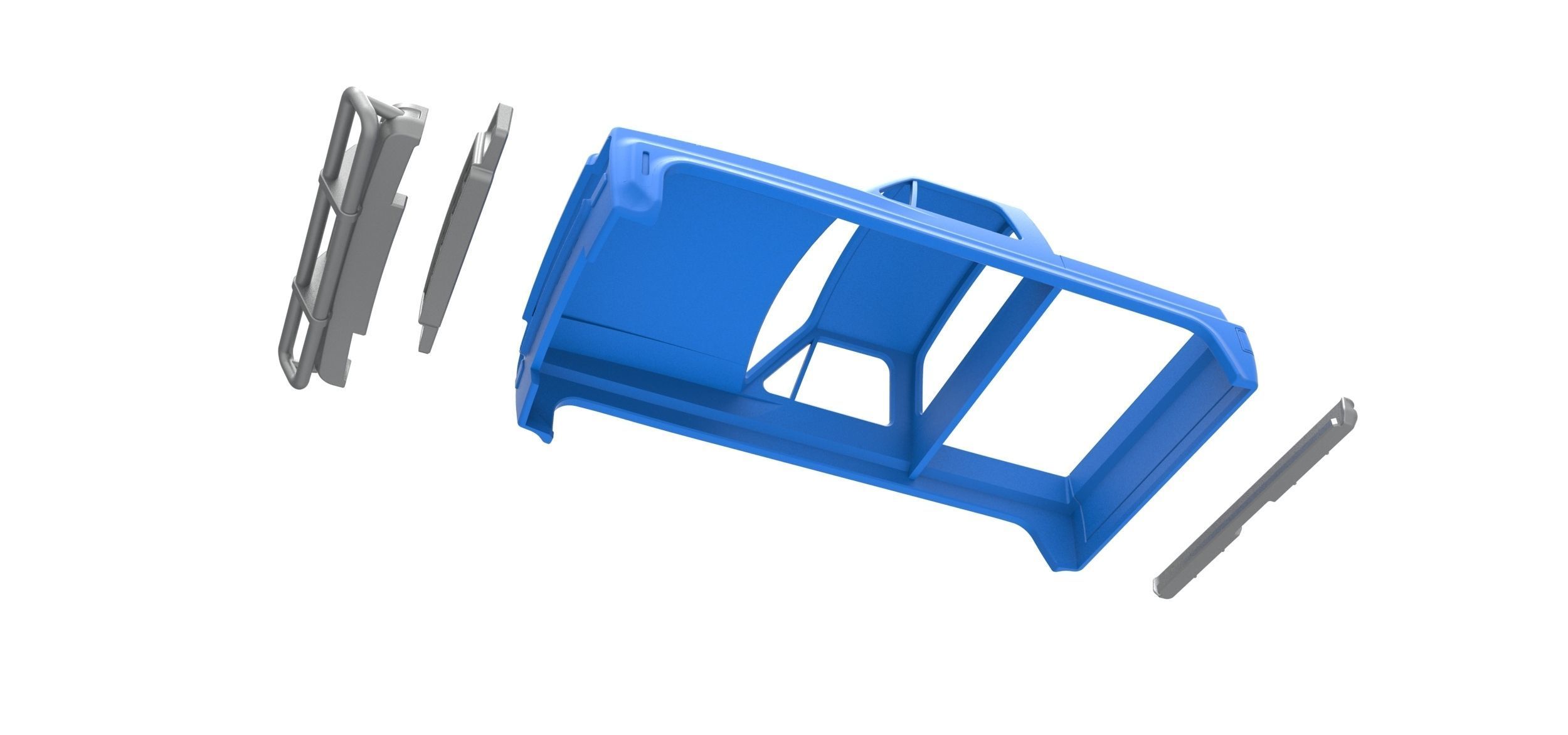 Shell for Fun Short Monster tank Scale 1 to 25 3D print model_14