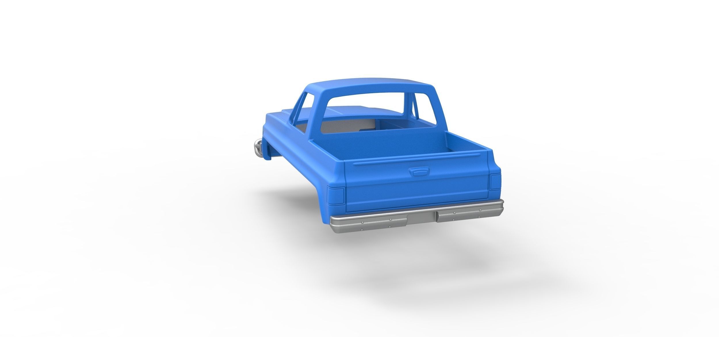 Shell for Fun Short Monster tank Scale 1 to 25 3D print model_10