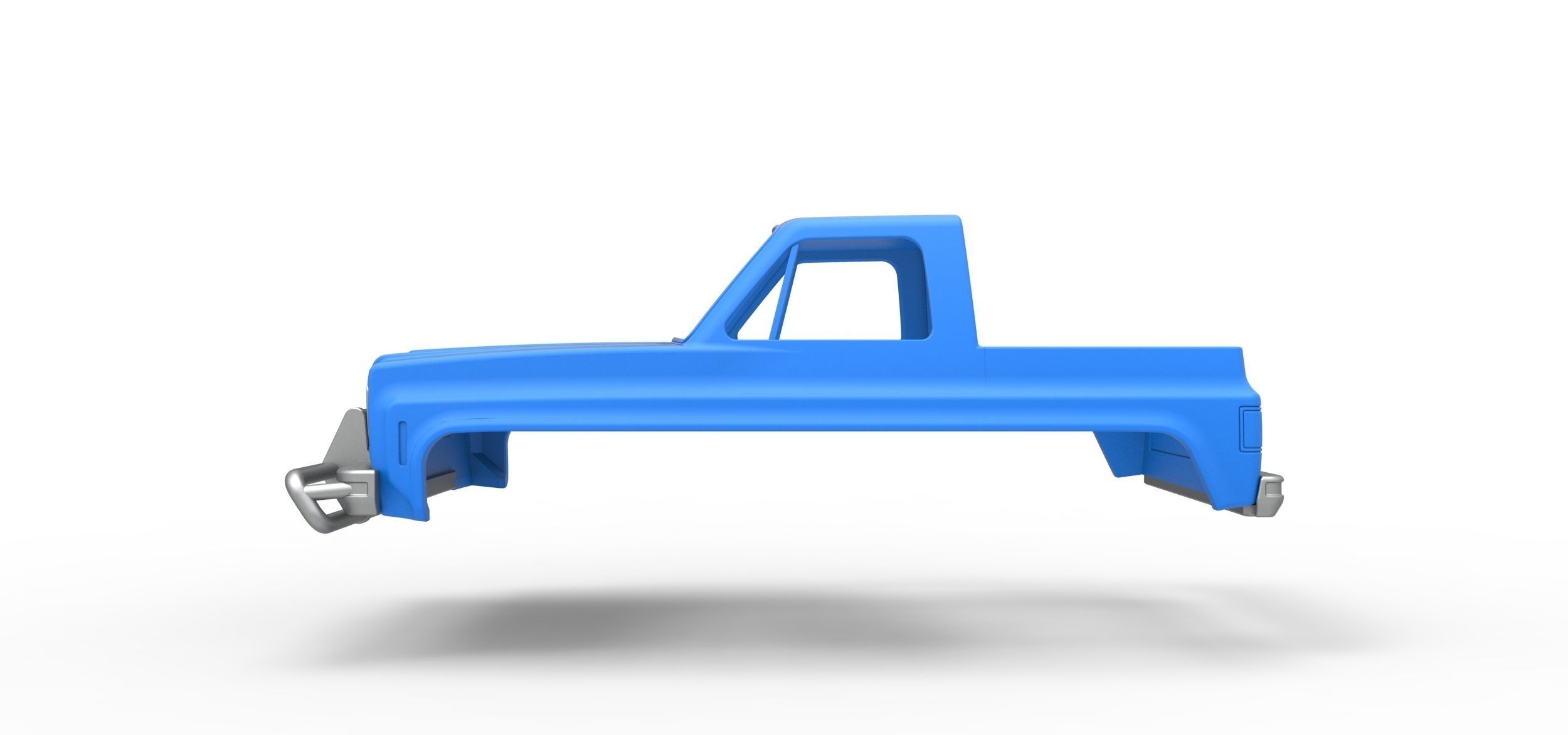 Shell for Fun Short Monster tank Scale 1 to 25 3D print model_6