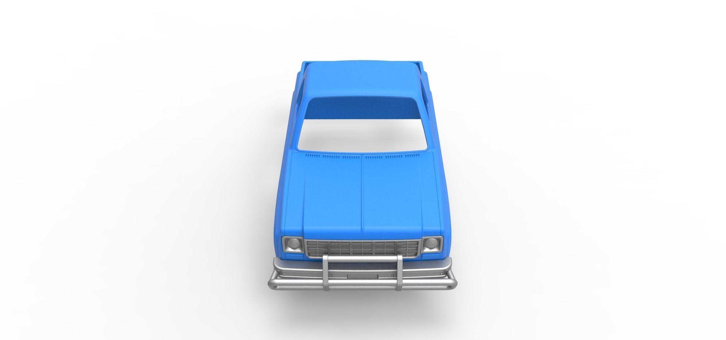 Shell for Fun Short Monster tank Scale 1 to 25 3D print model_5