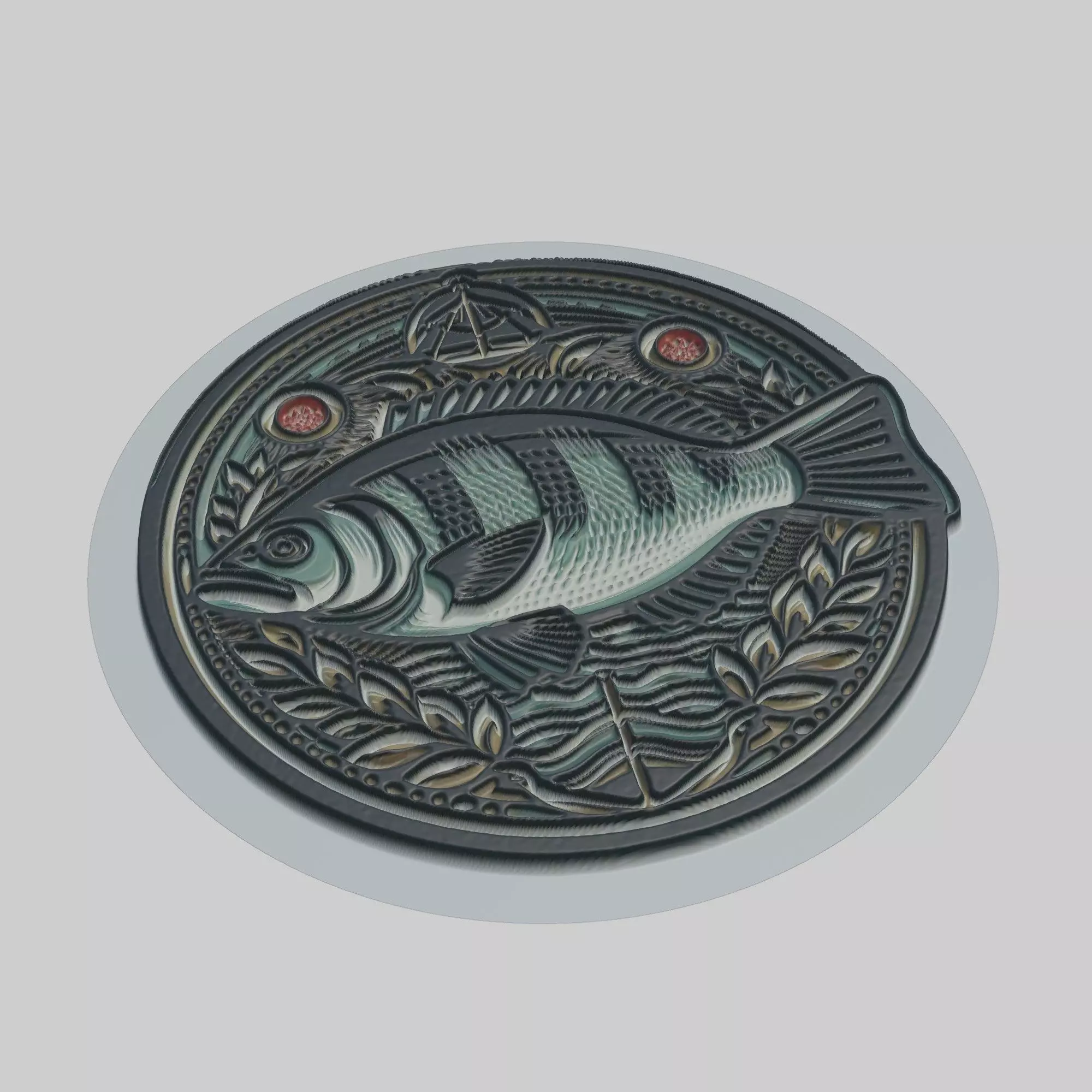 Gilthead Bream Animal 3D print model_0