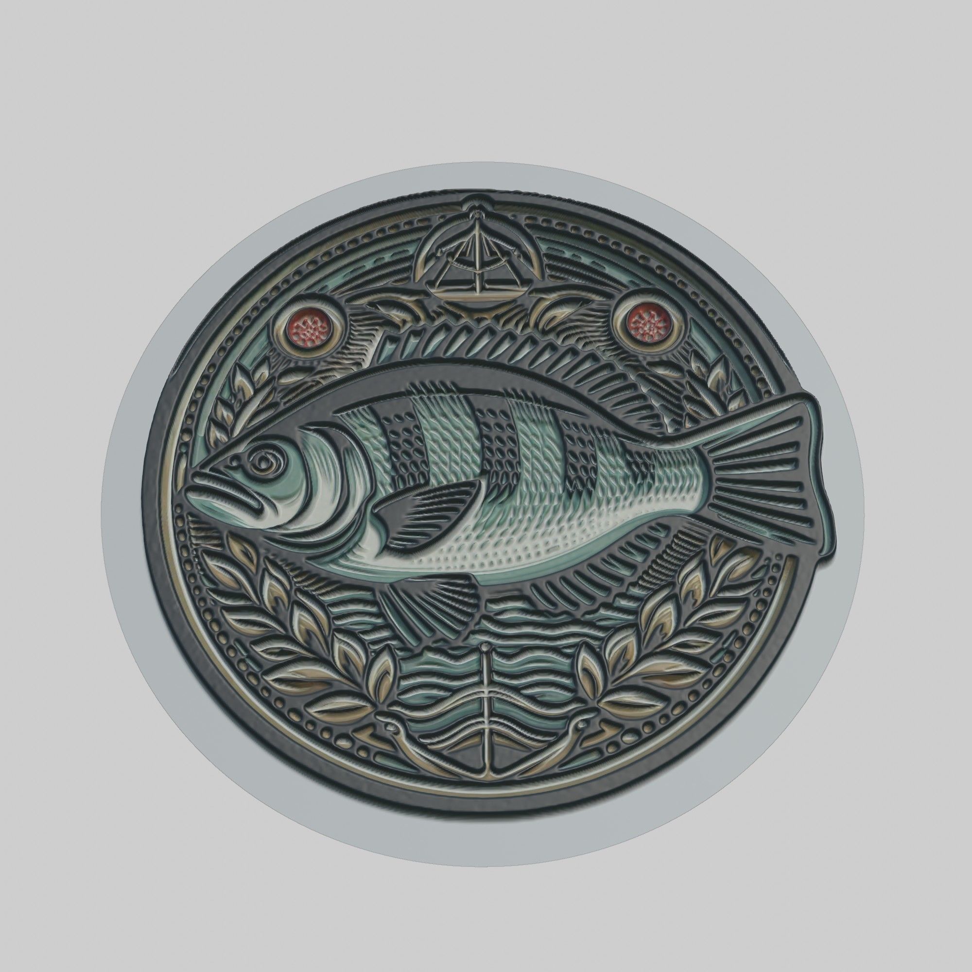 Gilthead Bream Animal 3D print model_1