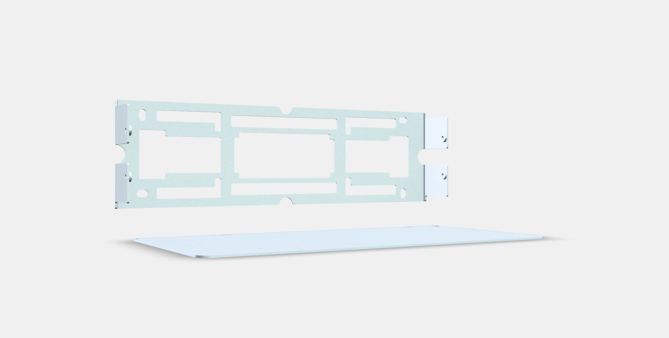 SYMFONISK Bookshelf speaker wall bracket 1 Low-poly 3D model_9