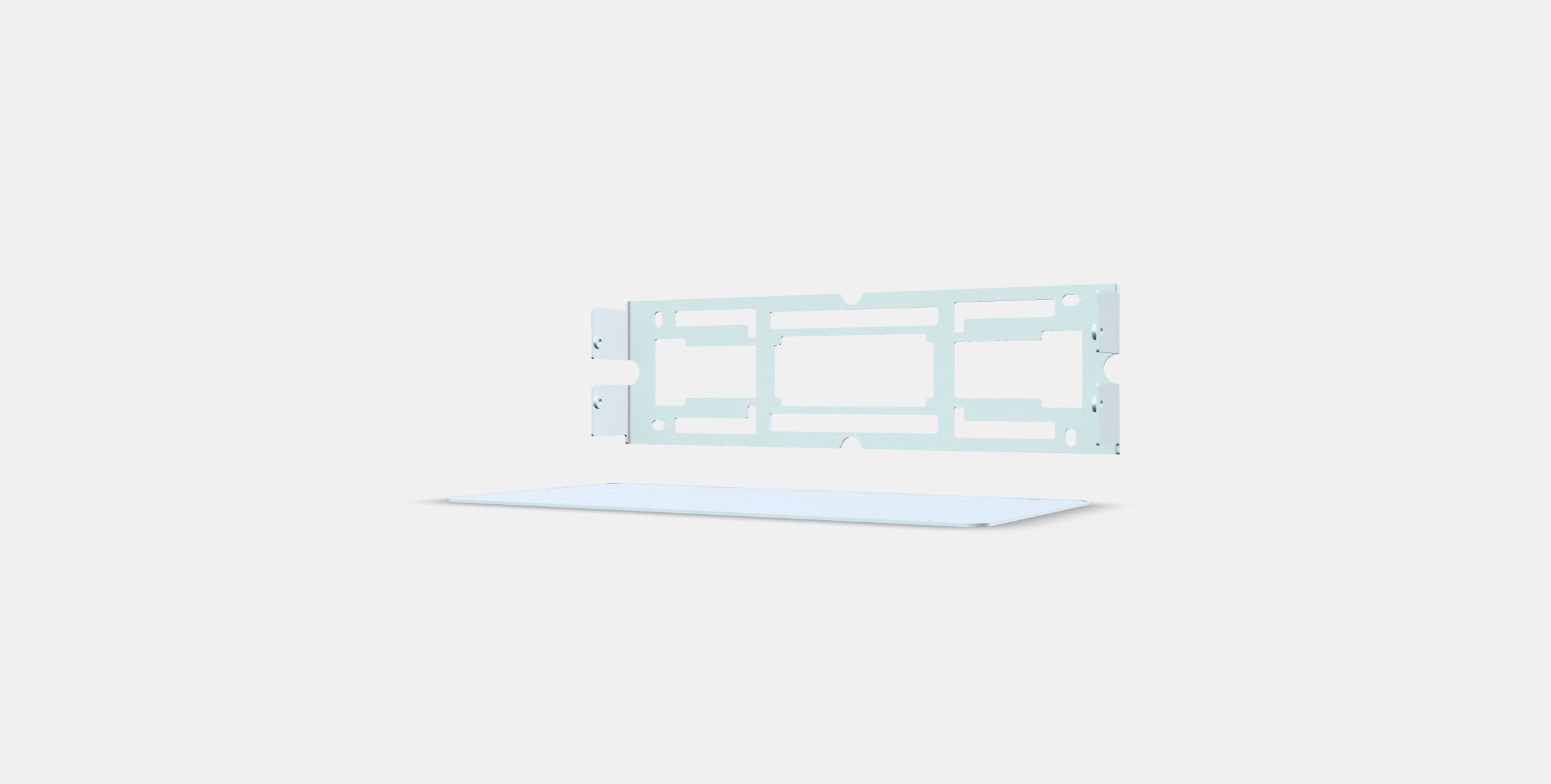 SYMFONISK Bookshelf speaker wall bracket 1 Low-poly 3D model_12