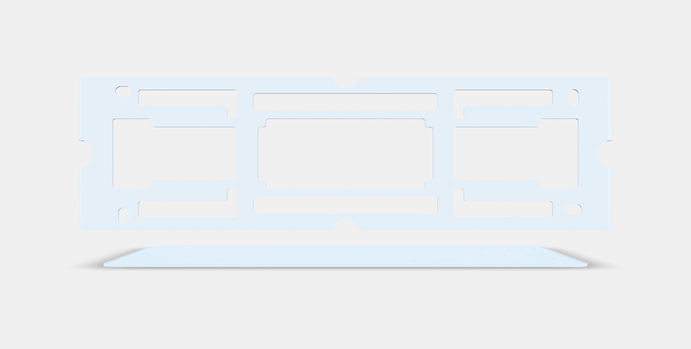 SYMFONISK Bookshelf speaker wall bracket 1 Low-poly 3D model_15