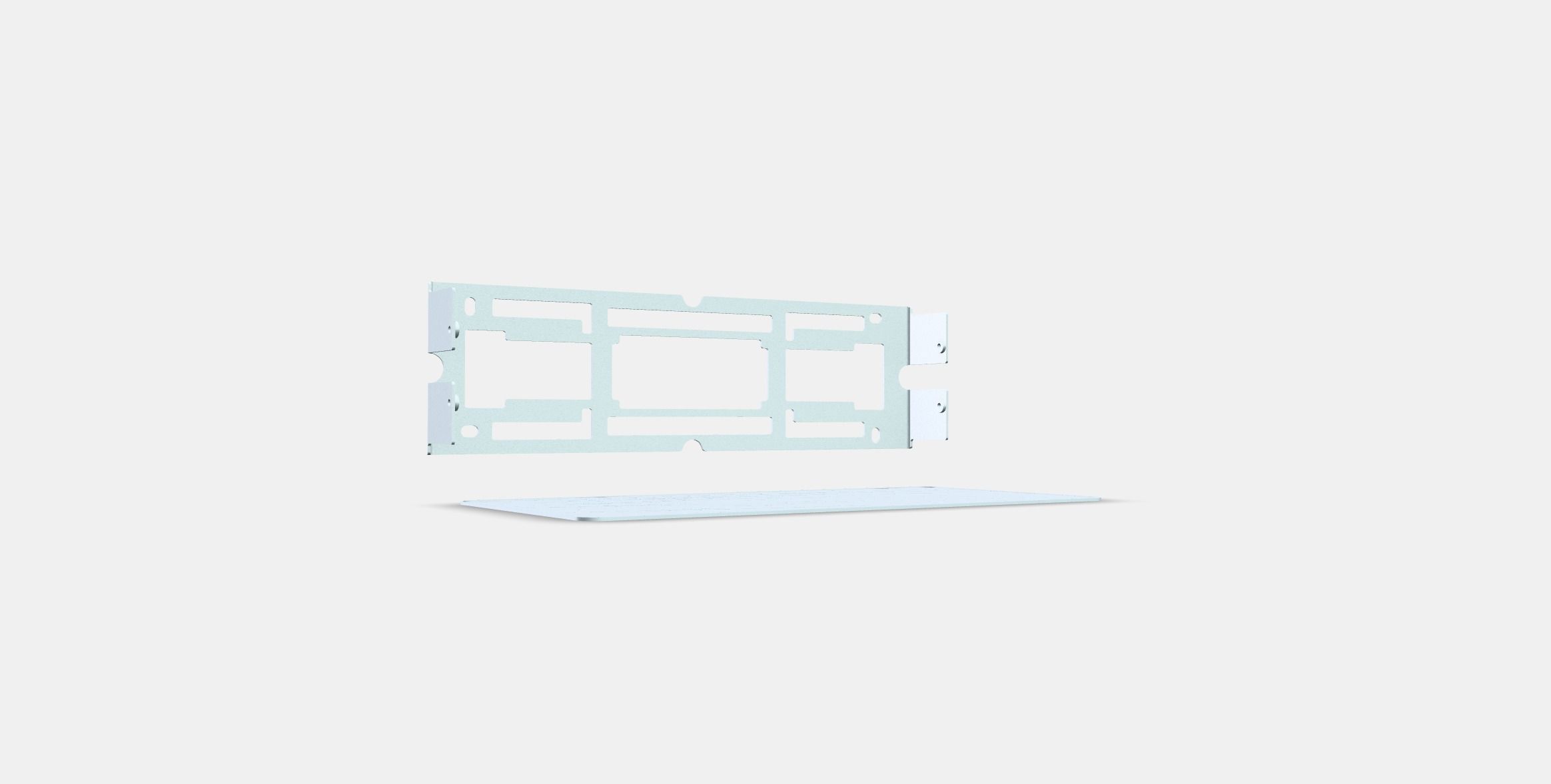 SYMFONISK Bookshelf speaker wall bracket 1 Low-poly 3D model_3