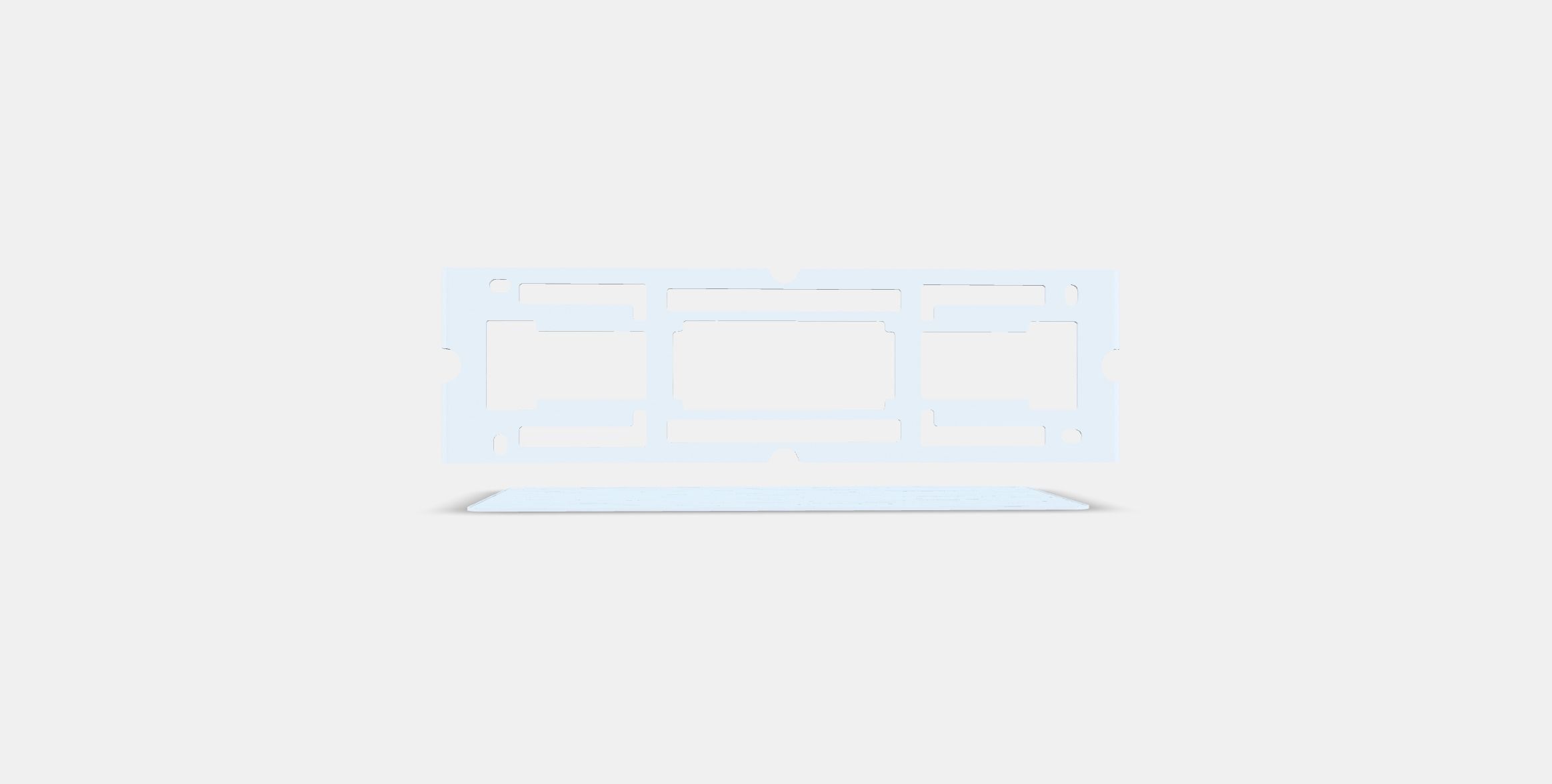 SYMFONISK Bookshelf speaker wall bracket 1 Low-poly 3D model_14