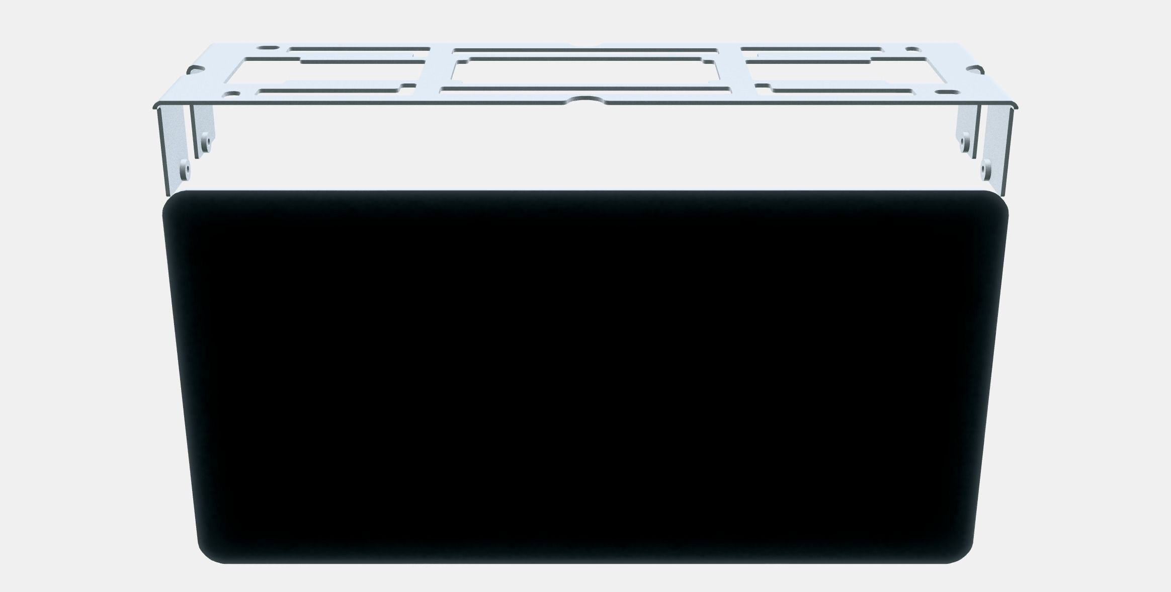 SYMFONISK Bookshelf speaker wall bracket 1 Low-poly 3D model_8