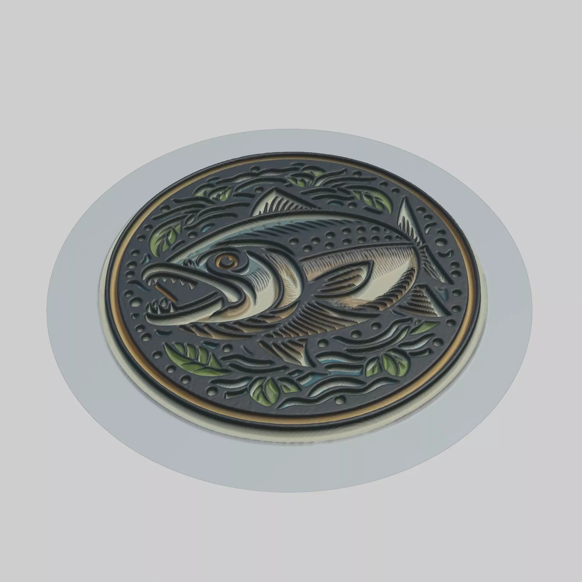Piranha Animal 3D print model