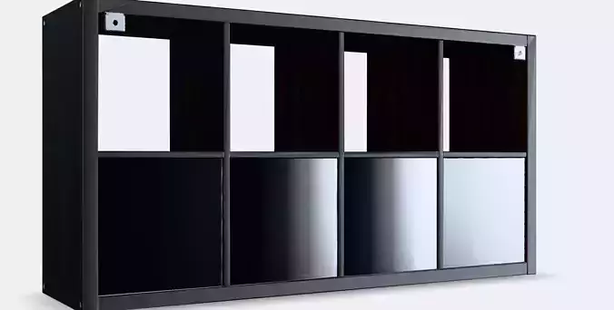 KALLAX Shelving unit with 4 inserts 3
