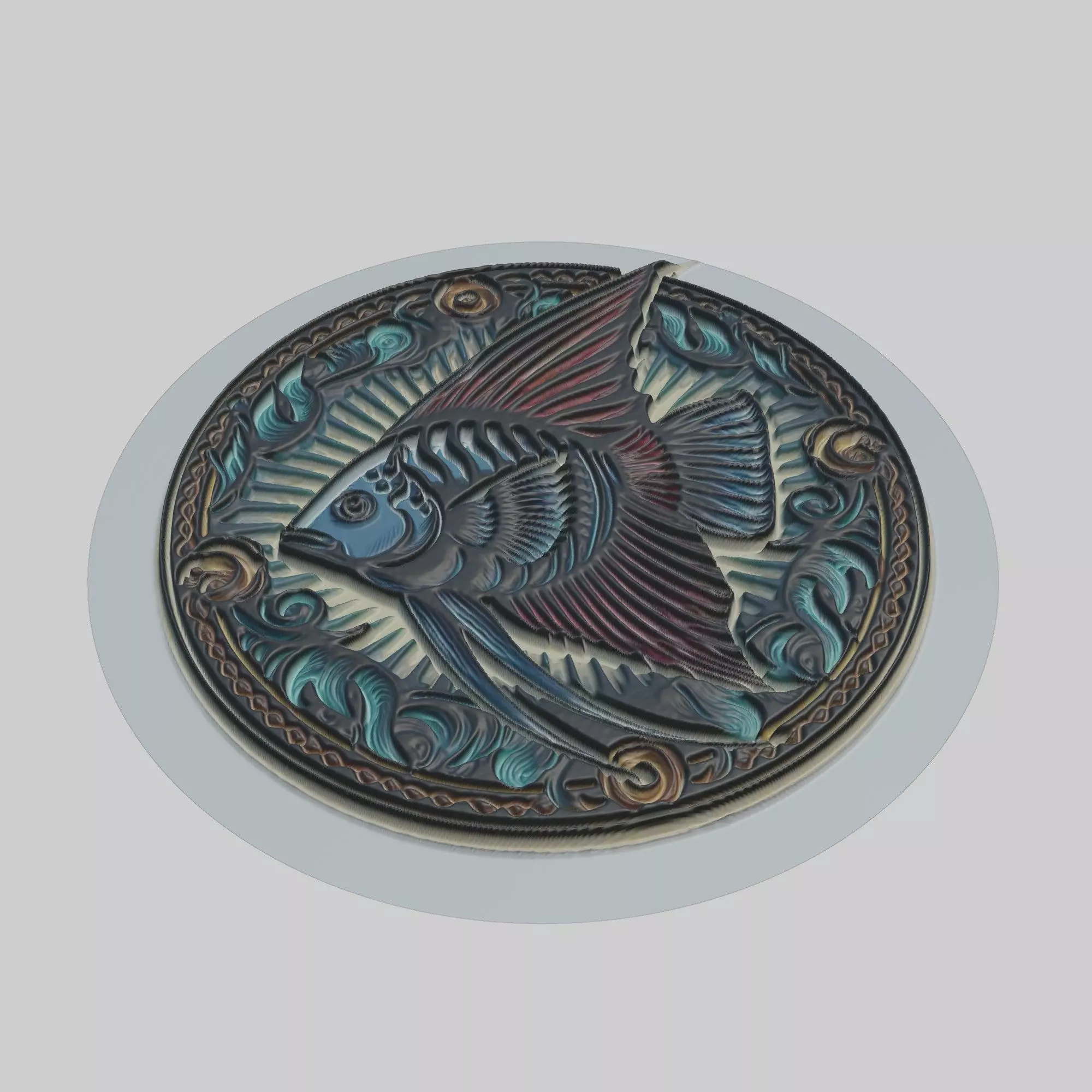 Angelfish Animal 3D print model_0